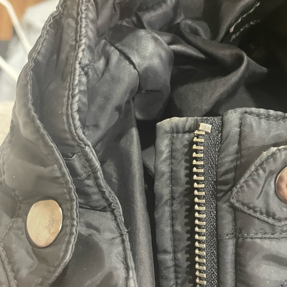 Banana Republic Black Quilted Women's Jacket ~ Size small ~ Full zip - Picture 7 of 9